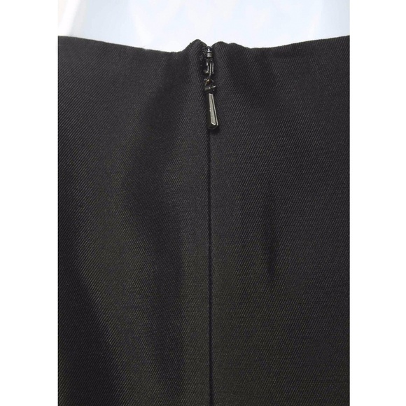 REISS Black ‘Mattie’ Peplum Silk & Wool Blend Sleeveless Dress Size 2 - Picture 5 of 7